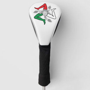 Sicilian Trinacria Medusa Emblem Italian Theme Golf Head Cover