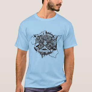 Sicilian Trinacria Tattoo Style T-Shirt