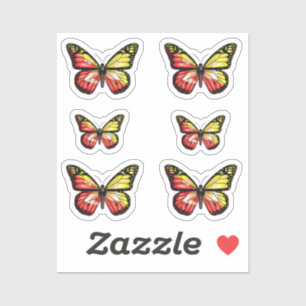 Sicily butterfly monarch flag
