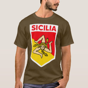 Sicily Flag Emblem T-Shirt