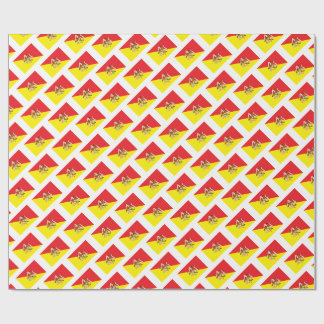 Sicily flag (Italian region) Wrapping Paper