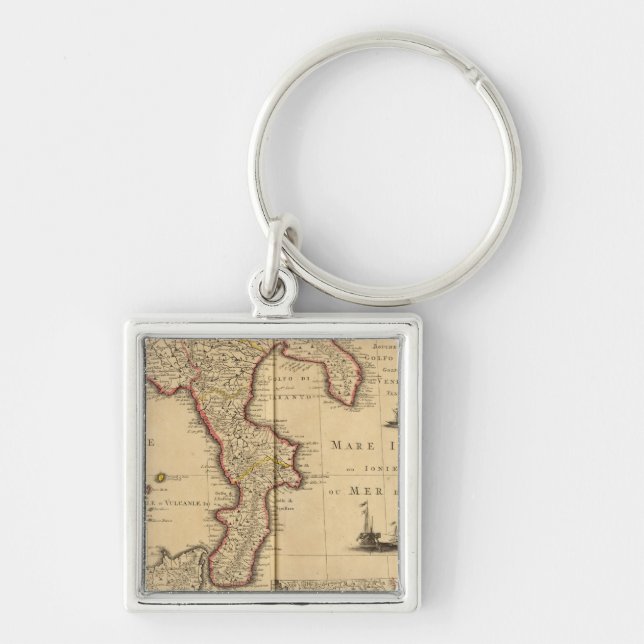 Sicily Italy Key Ring (Front)