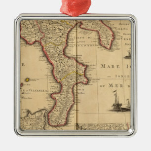 Sicily Italy Metal Tree Decoration