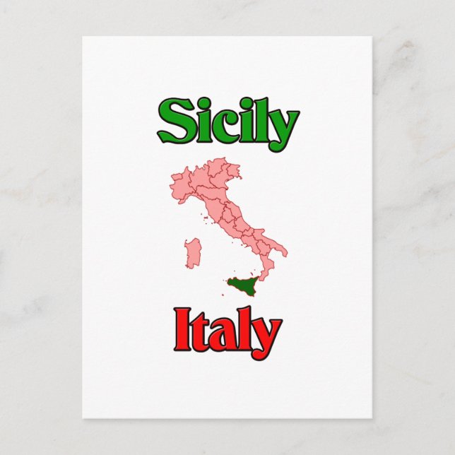 Sicily Italy Postcard (Front)
