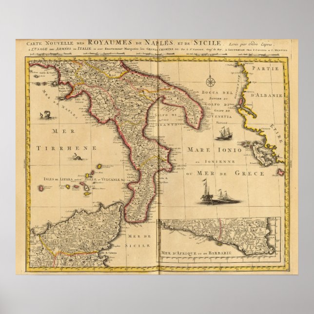 Sicily Italy Poster (Front)