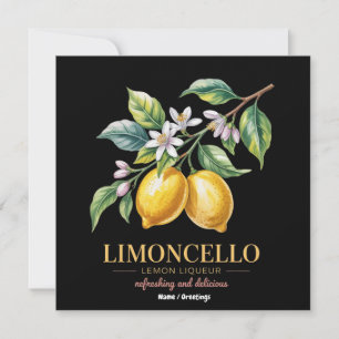 Sicily Italy Proud Sicilian Fresh Italian Lemons  Invitation