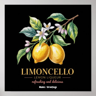 Sicily Italy Proud Sicilian Fresh Italian Lemons Poster