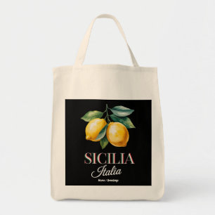 Sicily Italy Proud Sicilian Fresh Italian Lemons Tote Bag