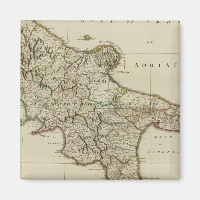 Sicily, Kingdom of Naples Magnet (Front)