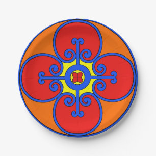 Sicily Mediterranean Design Paper Plate