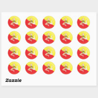 Sicily  Round Icon Flag