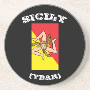 Sicily Sandstone Coaster
