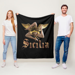 Sicily / Sicilia Triskelion Trinacria Blanket