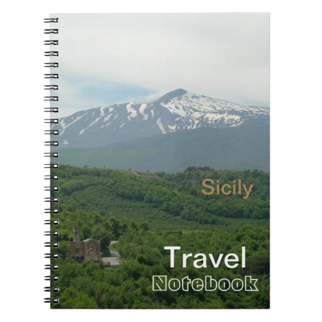 Sicily Travel Destination Notebook (Front)