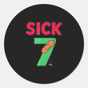 Sick 7 Halloween Costume Ideas For Teachers Six Se Classic Round Sticker