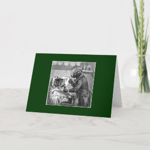Sick As A Dog? Get Well! Card