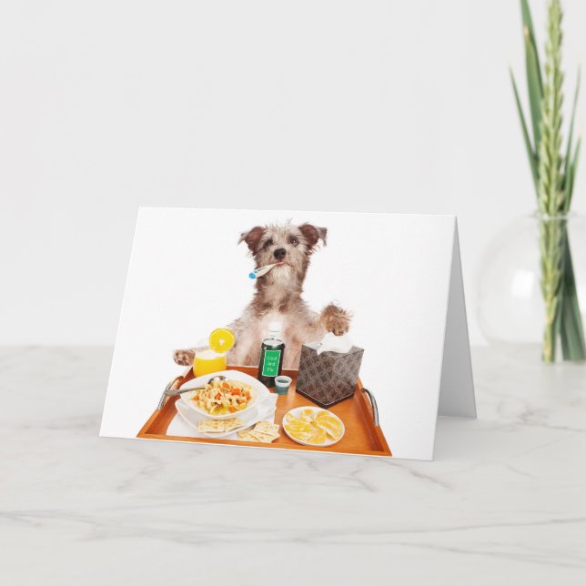 Sick as a Dog greeting card (Front)