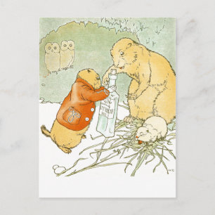 Sick Baby Prairie Dog Coughs Postcard