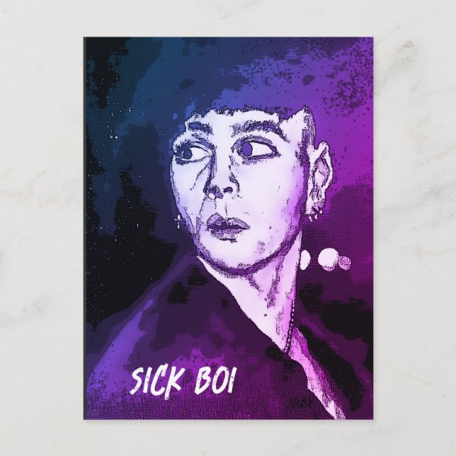Sick Boi Ren Postcard (Front)