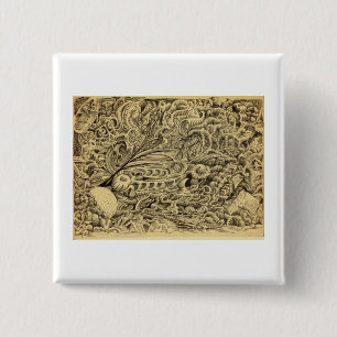 Sick Chamber_by Brian Benson 15 Cm Square Badge