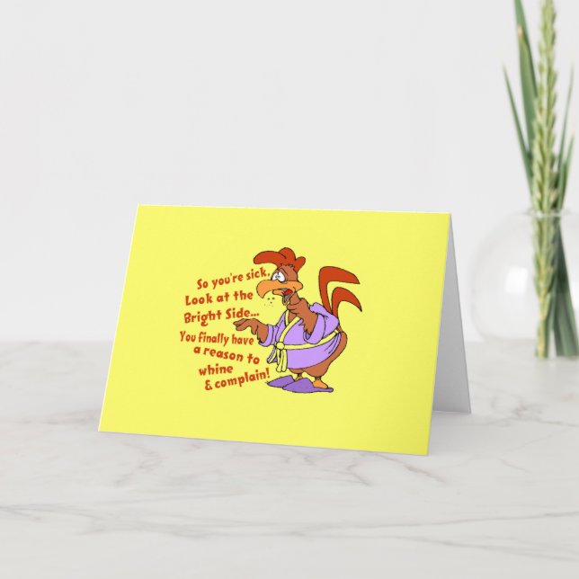 Sick Chicken Card (Front)