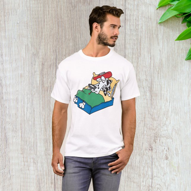 Sick Dog In Bed T-Shirt (Creator Uploaded)