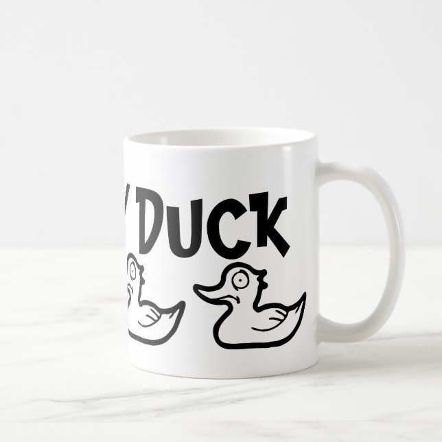 Sick duck H Coffee Mug (Right)