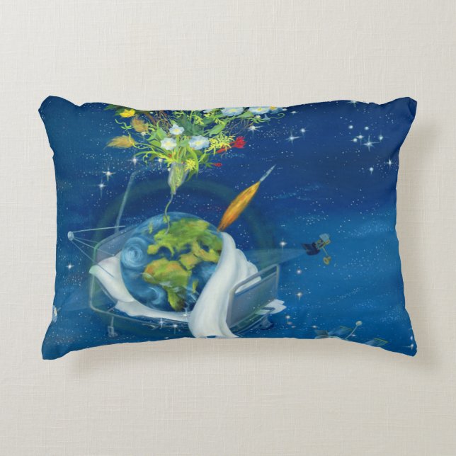 Sick Earth 2008 Decorative Cushion (Front)