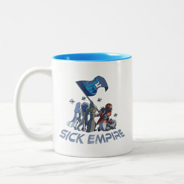 Sick Empire - Destiny Flag Mug 1 (Colour on White) (Left)