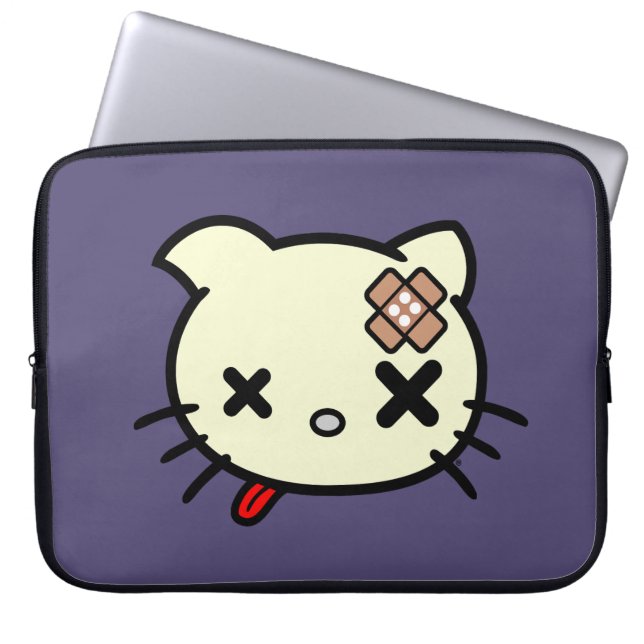 Sick Kitty Laptop Sleeve (Front)
