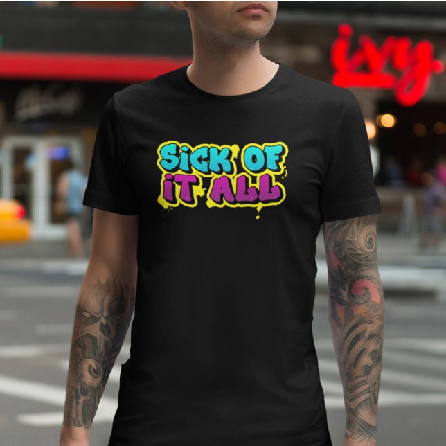 Sick Of It All Urban Graffiti T-Shirt (Creator Uploaded)