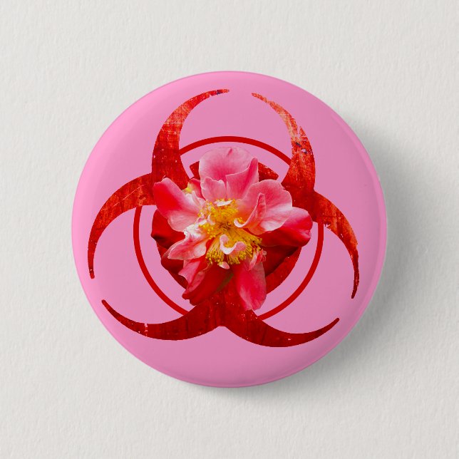 Sick Orchid 6 Cm Round Badge (Front)