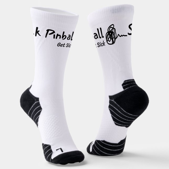 Sick Pinball Crew Socks (Angled)
