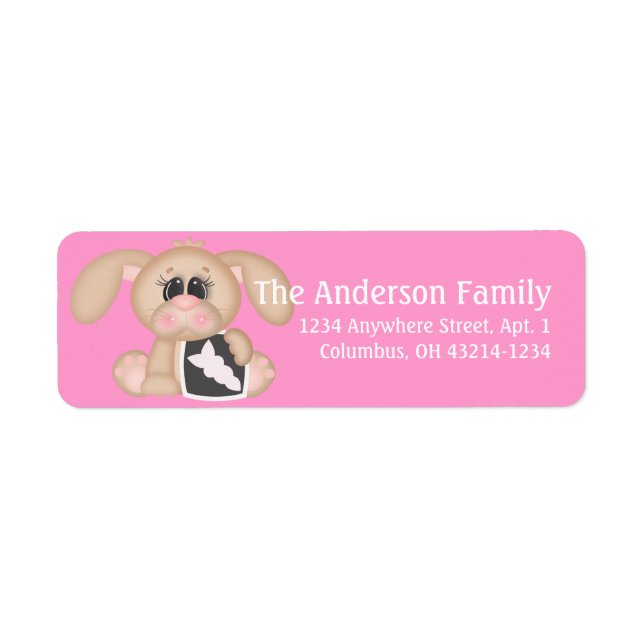 Sick Puppy Dog Return Address Labels (Front)