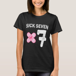 Sick Seven 67 Halloween Costume Fun Wordplay Desig T-Shirt