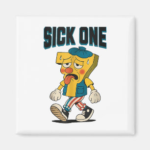 Sick Seven 67 Halloween Costume Fun Wordplay Girls Magnet