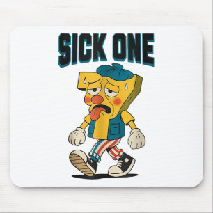 Sick Seven 67 Halloween Costume Fun Wordplay Girls Mouse Pad