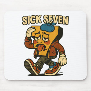 Sick Seven 67 Halloween Costume Funny Six Seven Me Mouse Pad