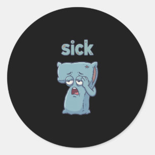 Sick Seven 67 Halloween Costume Six Seven Classic Round Sticker