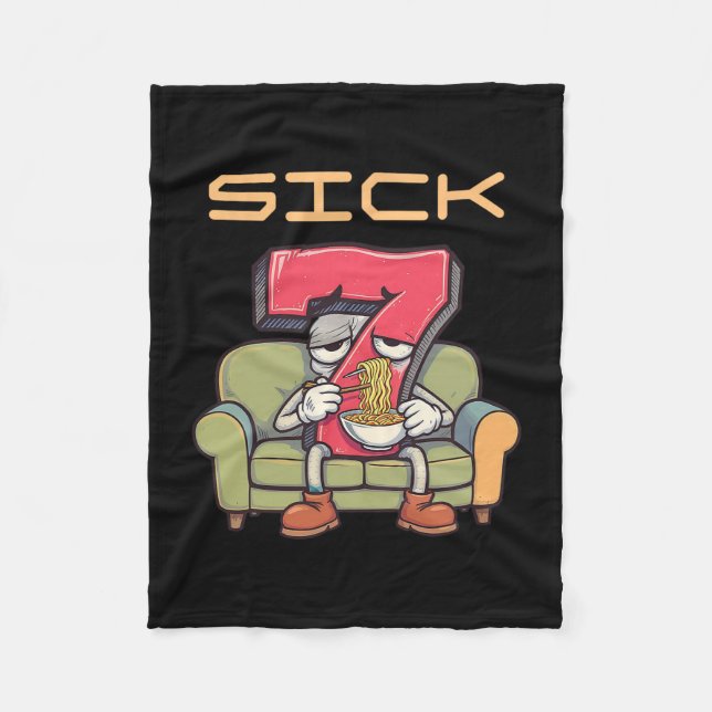 Sick Seven 67 Meme Six Seven 1  Fleece Blanket (Front)