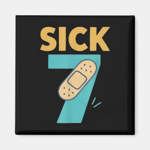 Sick Seven Fun Wordplay Meme 6 7 Six Seven Drip  Magnet