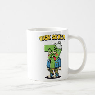 Sick Seven Funny Meme Trending 6 7 Halloween Costu Coffee Mug