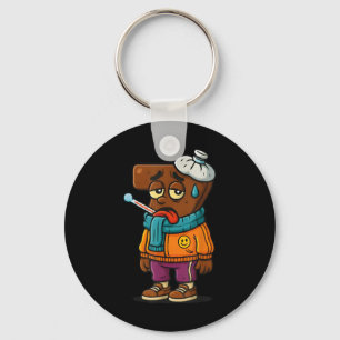 Sick Seven Funny Teacher & Student Wordplay 67 Mem Key Ring