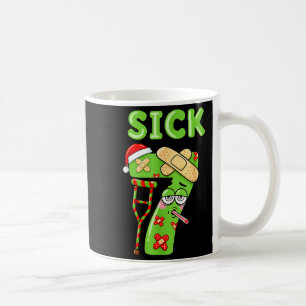 Sick Seven Meme 67 Number Santa Hat Christmas Men  Coffee Mug