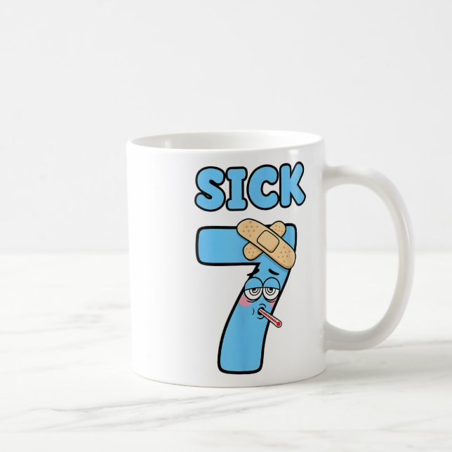 Sick Seven Meme Tee 67 Six Seven Funny Wordplay _1 Coffee Mug (Right)