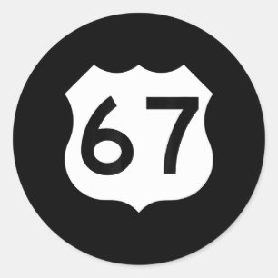 Sick Seven Meme Tee Six Seven Classic Round Sticker