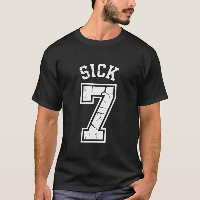 Sick Seven Meme Tee Six Seven Fun  (Front)