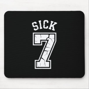 Sick Seven Meme Tee Six Seven Fun Mouse Pad