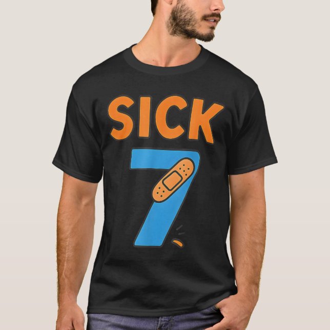 Sick Seven Meme Tee Six Seven Fun Wordplay  (Front)