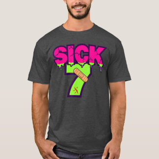 Sick Seven Meme Tee Six Seven Fun Wordplay Drip